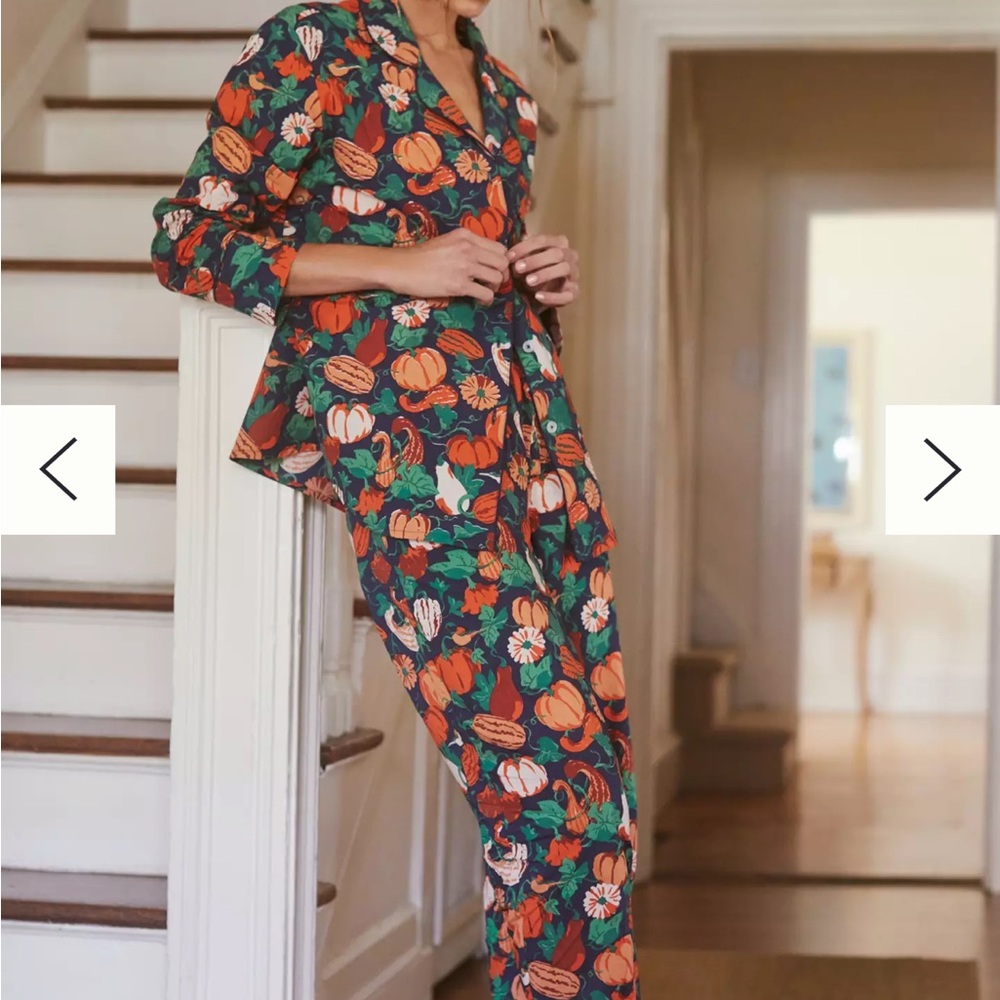 Anthropologie x Printfresh Harvest Pajama Set